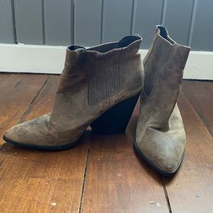 Adam Tucker wedged booties